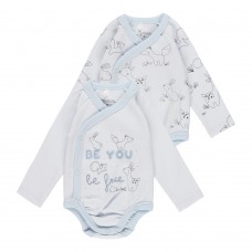 BOBOLI σετ 2 κορμάκια 105107-2000 σιέλ